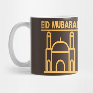 Eid Mubarak Typographic Design Man's & Woman's Mug